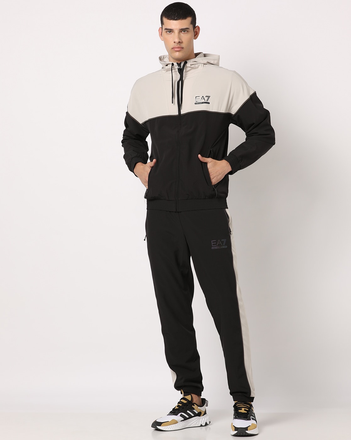 Ea7 mens hot sale tracksuit sale