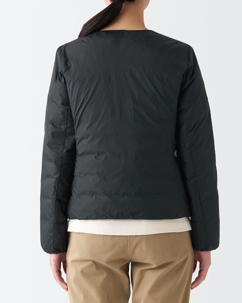 Mens Denim Stand Collar Zipper Jacket Winter Warm Thicken Slim Fit Coats  Outwear | eBay