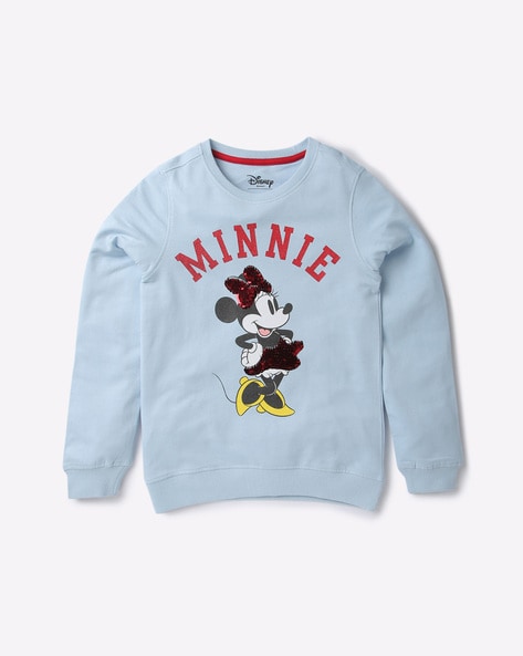 Girls minnie clearance mouse sweatshirt