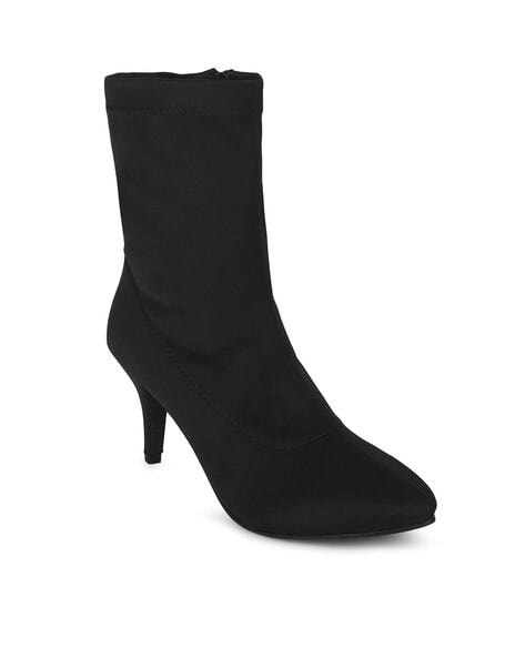 Truffle Collection Ankle-Length Slip-On Boots