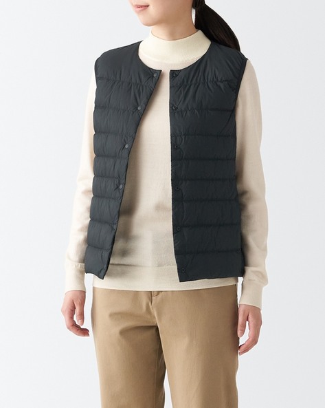 Down vest 2024 no collar