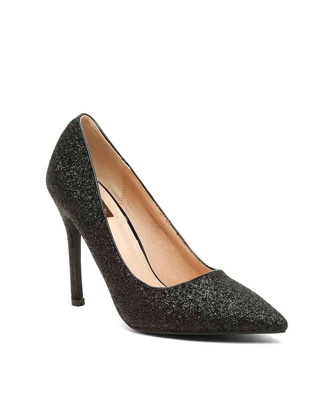 Diamante - Black Glitter Tango Dance Shoes (Leather Sole) – Adore Dance  Shoes