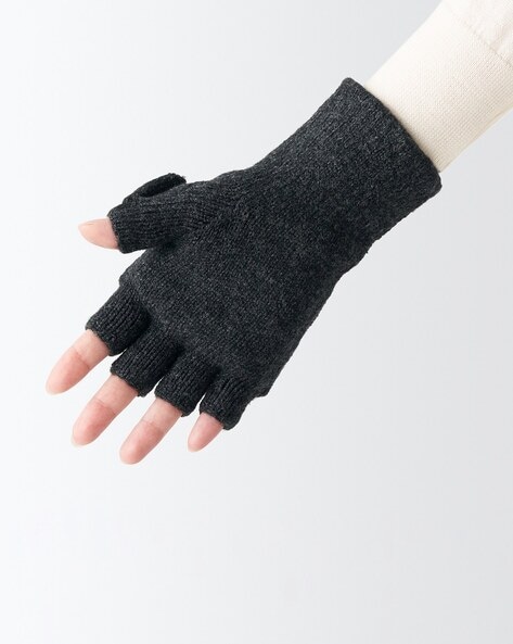 Fingerless Gloves with Mittens