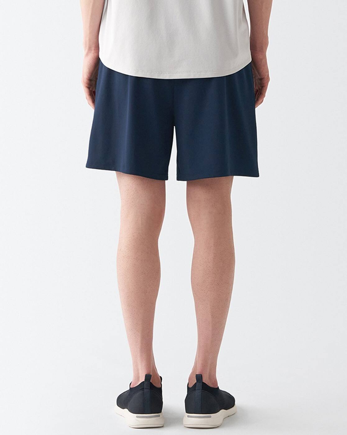 Buy Navy Blue Shorts & 3/4ths for Men by MUJI Online | Ajio.com