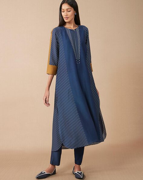 Buy Royal Blue Dresses & Gowns for Women by Jaipur Kurti Online | Ajio.com