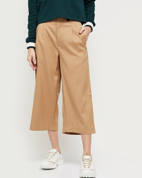 Mabel Linen Mid-Rise Wide Leg Pants | The Editor's Market
