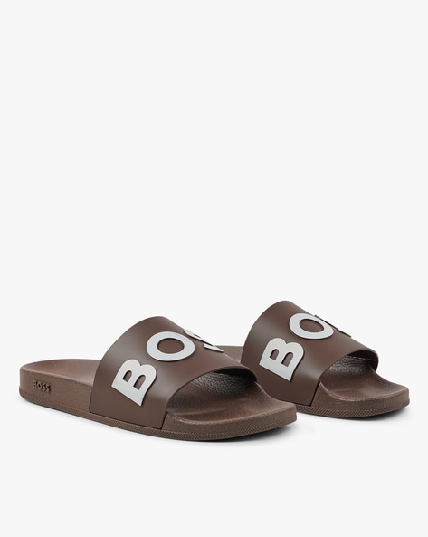 Boss slippers online mens