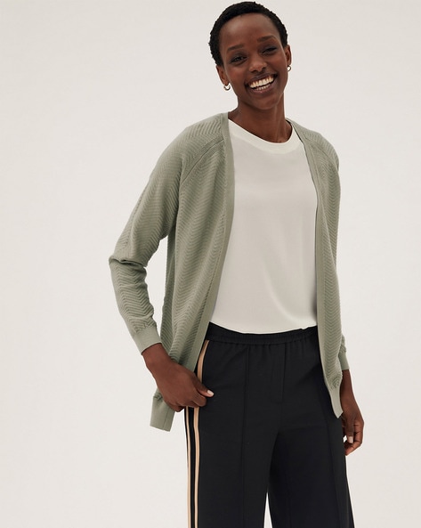 Buy Marks Spencer Knitted Front Open Cardigan at Redfynd