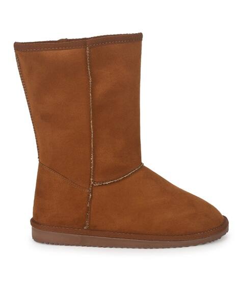 Truffle collection Mid-Calf Slip-On Boots