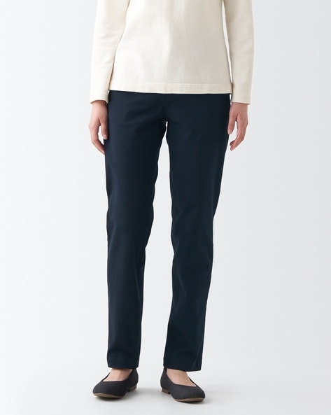 Buy Natural Trousers & Pants for Women by MUJI Online | Ajio.com