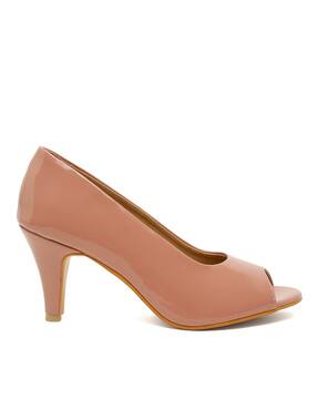 Peep Toe Pumps Schoenen Pumps Peep Toe Pumps Zara Peep Toe Pumps antraciet  simpele stijl polocentralcursos.com.br