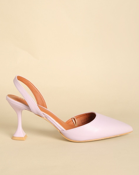 Pink kitten heel online sandals