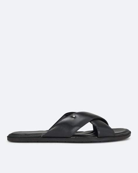 Buy Black Flip Flop & Slippers for Men by LOUIS PHILIPPE Online