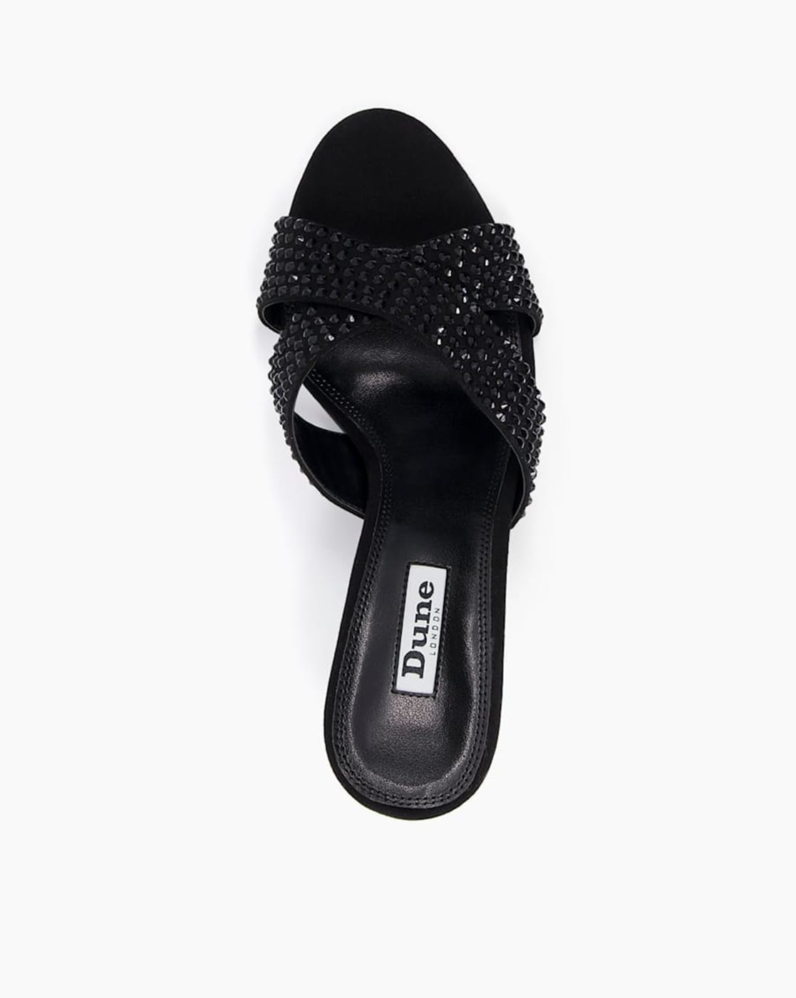 Dune black best sale studded sandals