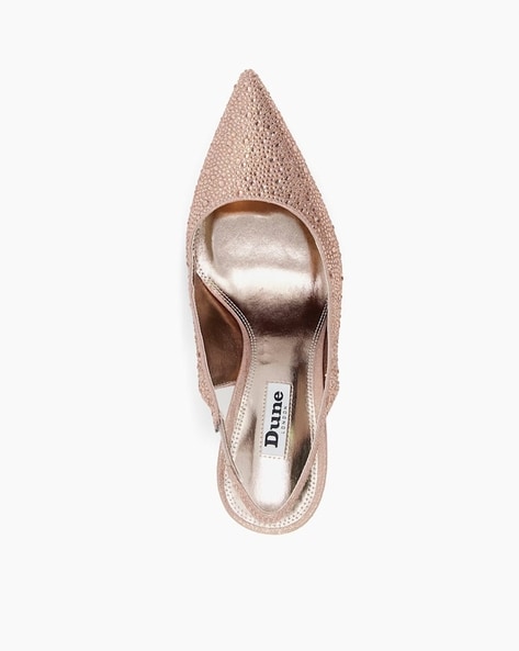 Buy Rose Gold Heeled Shoes for Women by Dune London Online Ajio