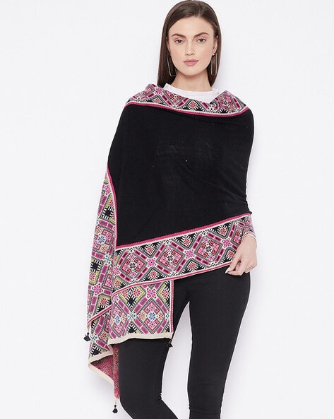 Printed Knitted Shawl Price in India