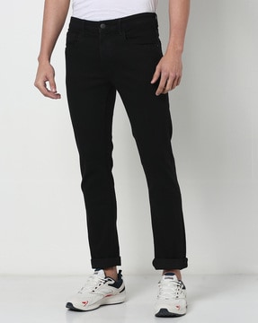 cotton jeans black colour