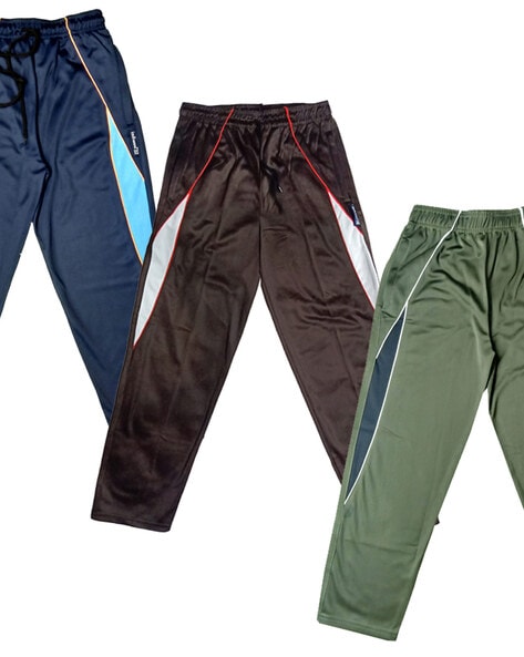 Buy Multicoloured Track Pants for Girls by INDIWEAVES Online