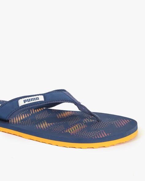 Buy Blue Flip Flop Slippers for Men by Puma Online Ajio