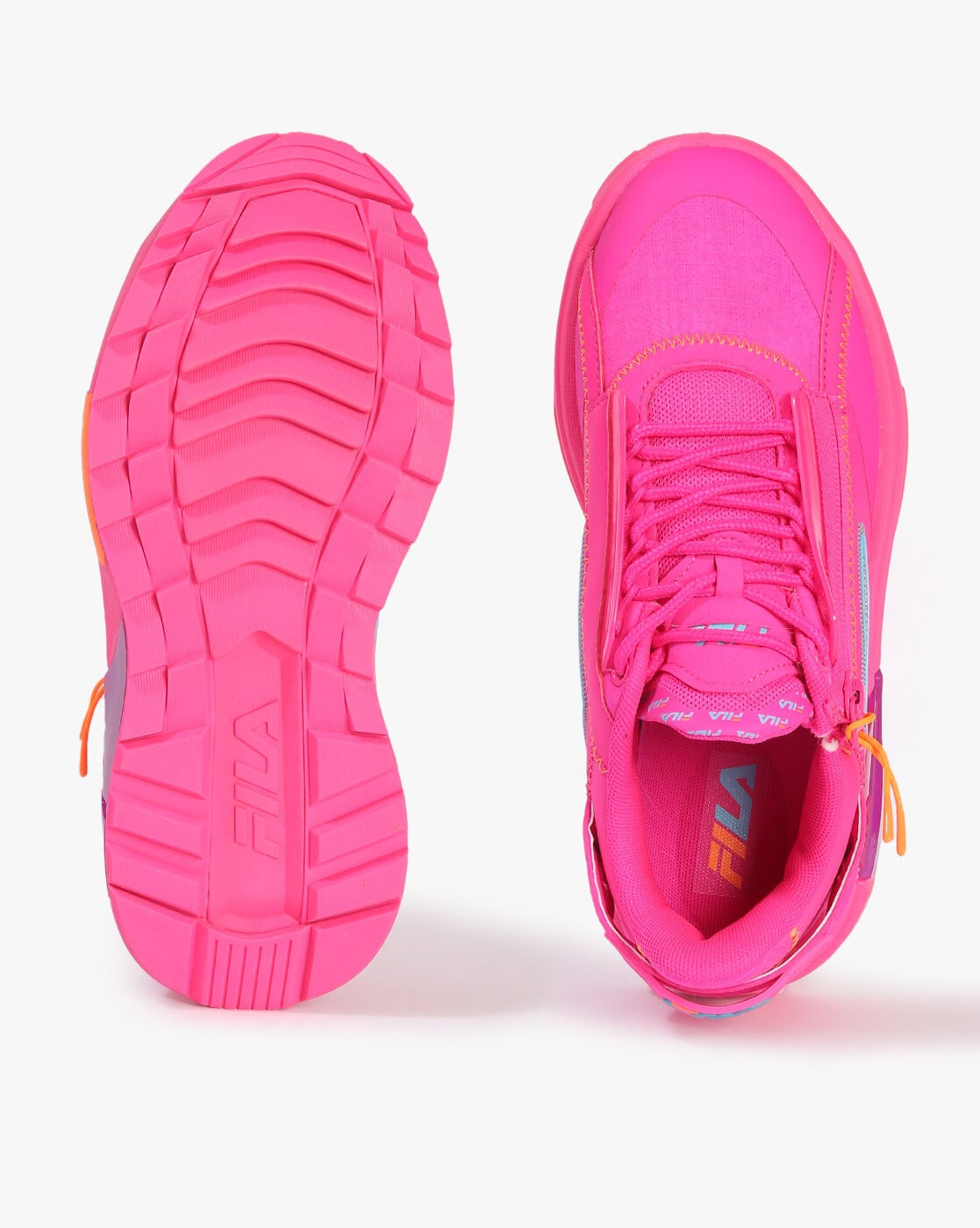 Fila hot pink sale shoes