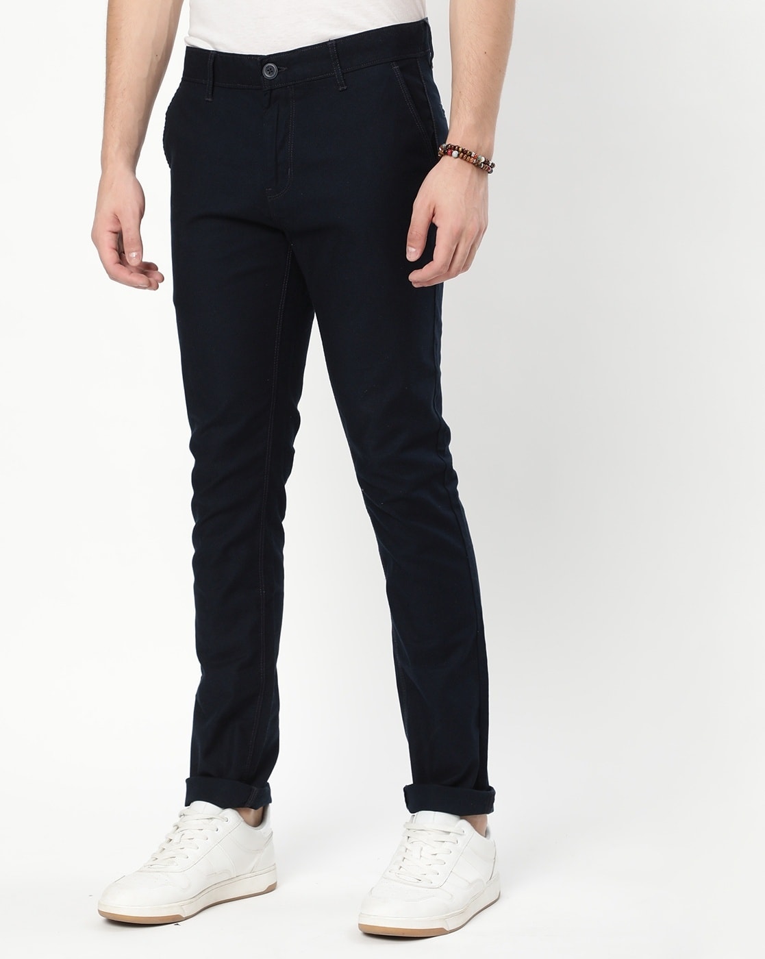 Buy Sportswear Yarn Dyed Regular Fit Trouser Online | Indian Terrain