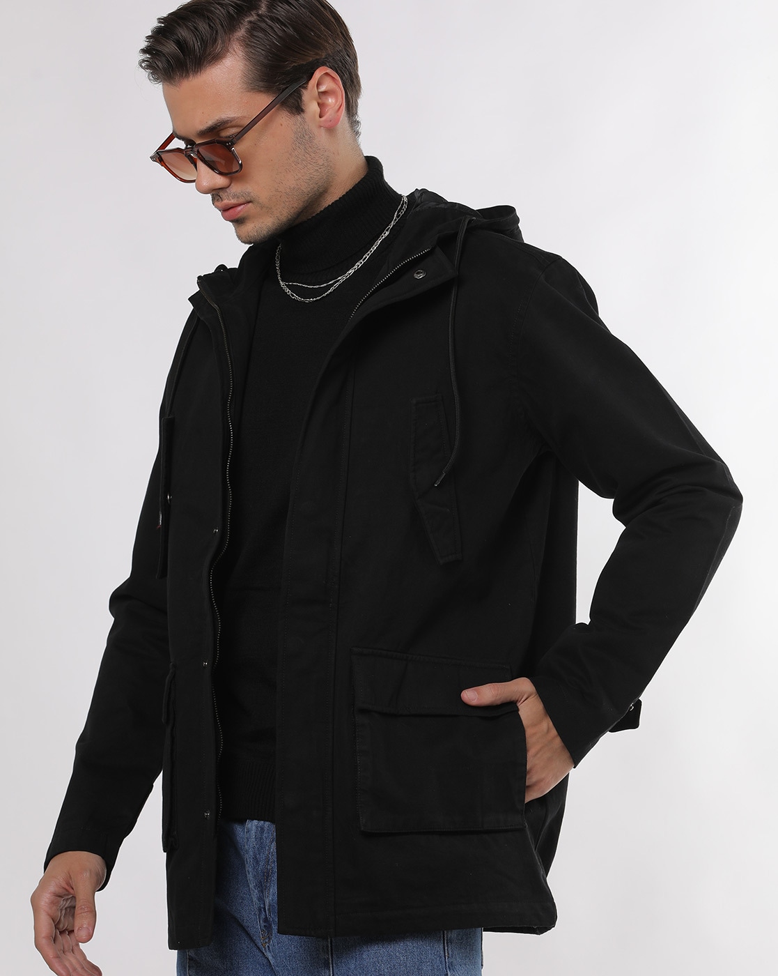 Buy Sunward Men's Casual Plus Size Hoodie Zipper Outdoor Sports Jacket ( Black, 6XL) at Amazon.in