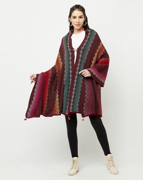 Textured Knitted Shawl Price in India