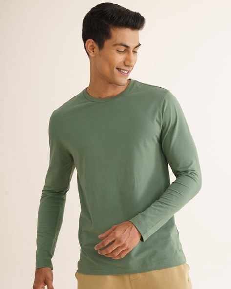 Tee-shirt olive coton grande taille homme marque Allsize Qualité pas cher