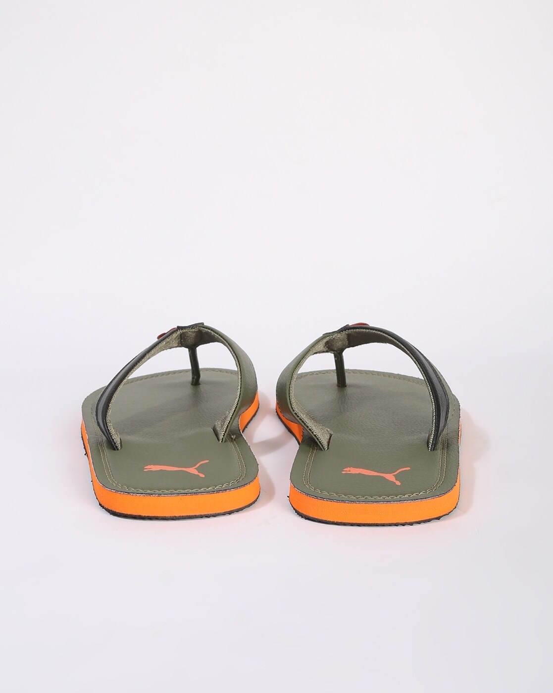 Puma best sale slippers green