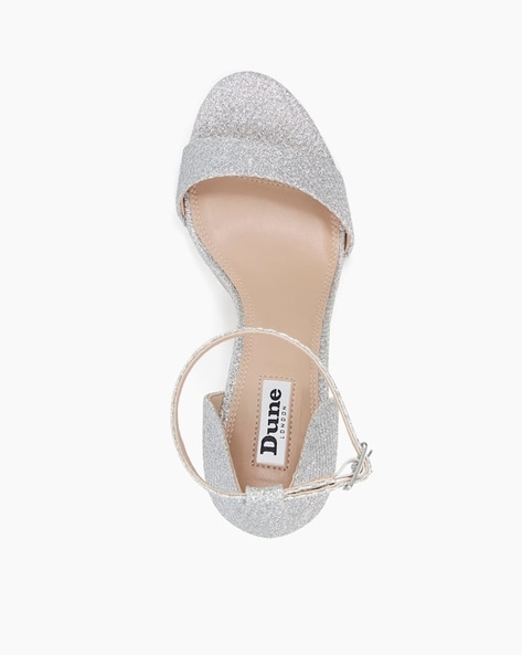 White barely there discount sandals