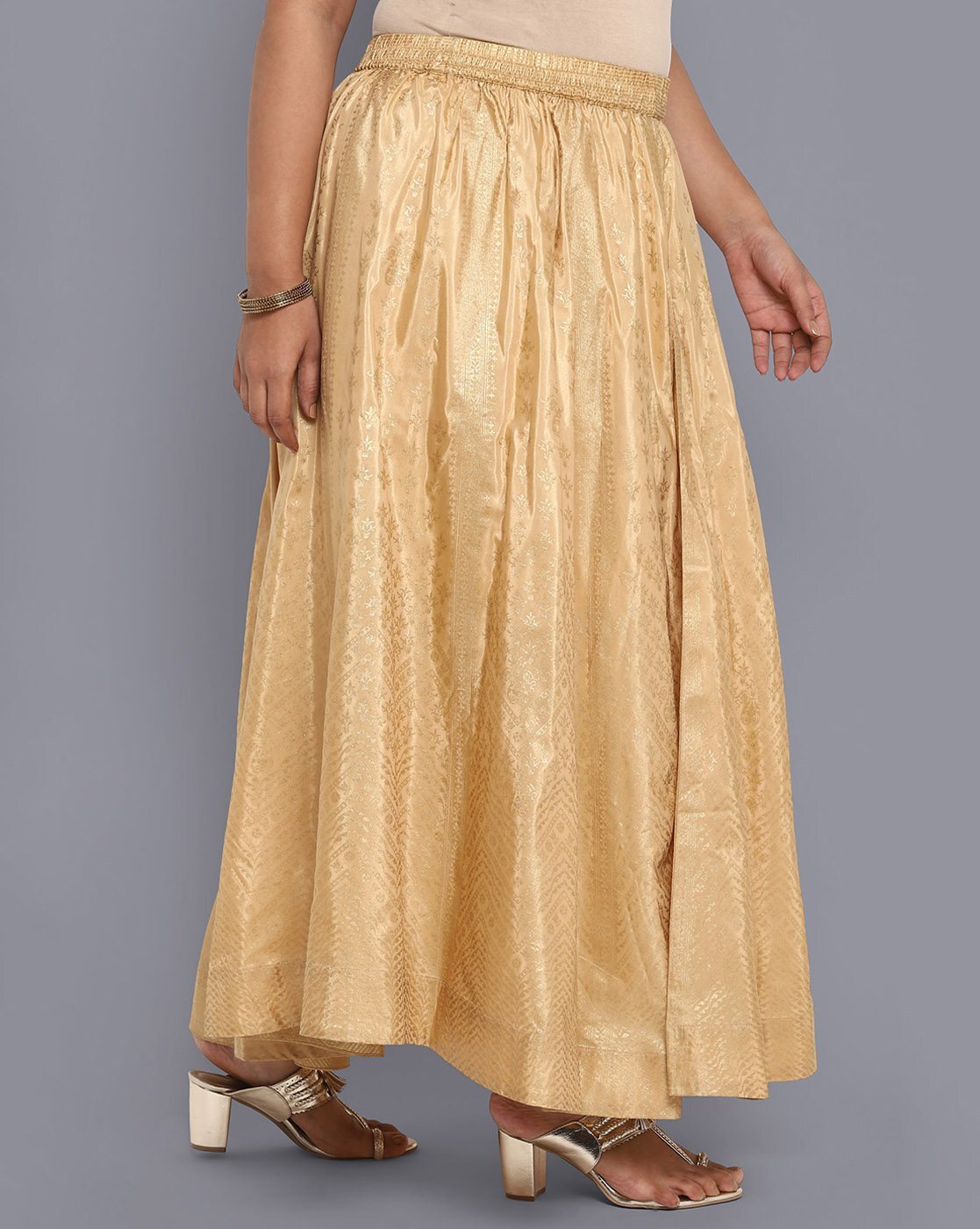 Gold skirt 2025 online india