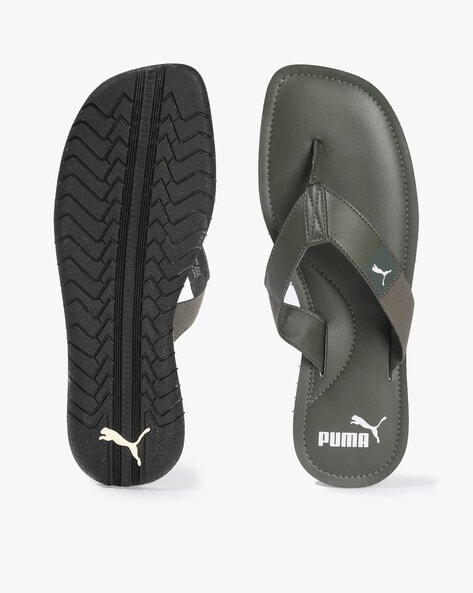 Puma slippers 2024 green