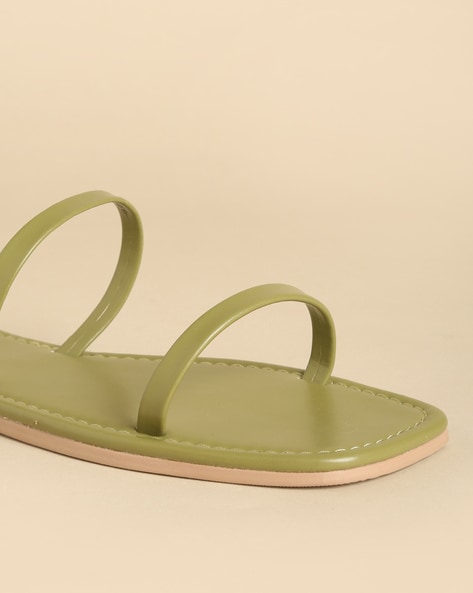 Olive green best sale sandals size 9