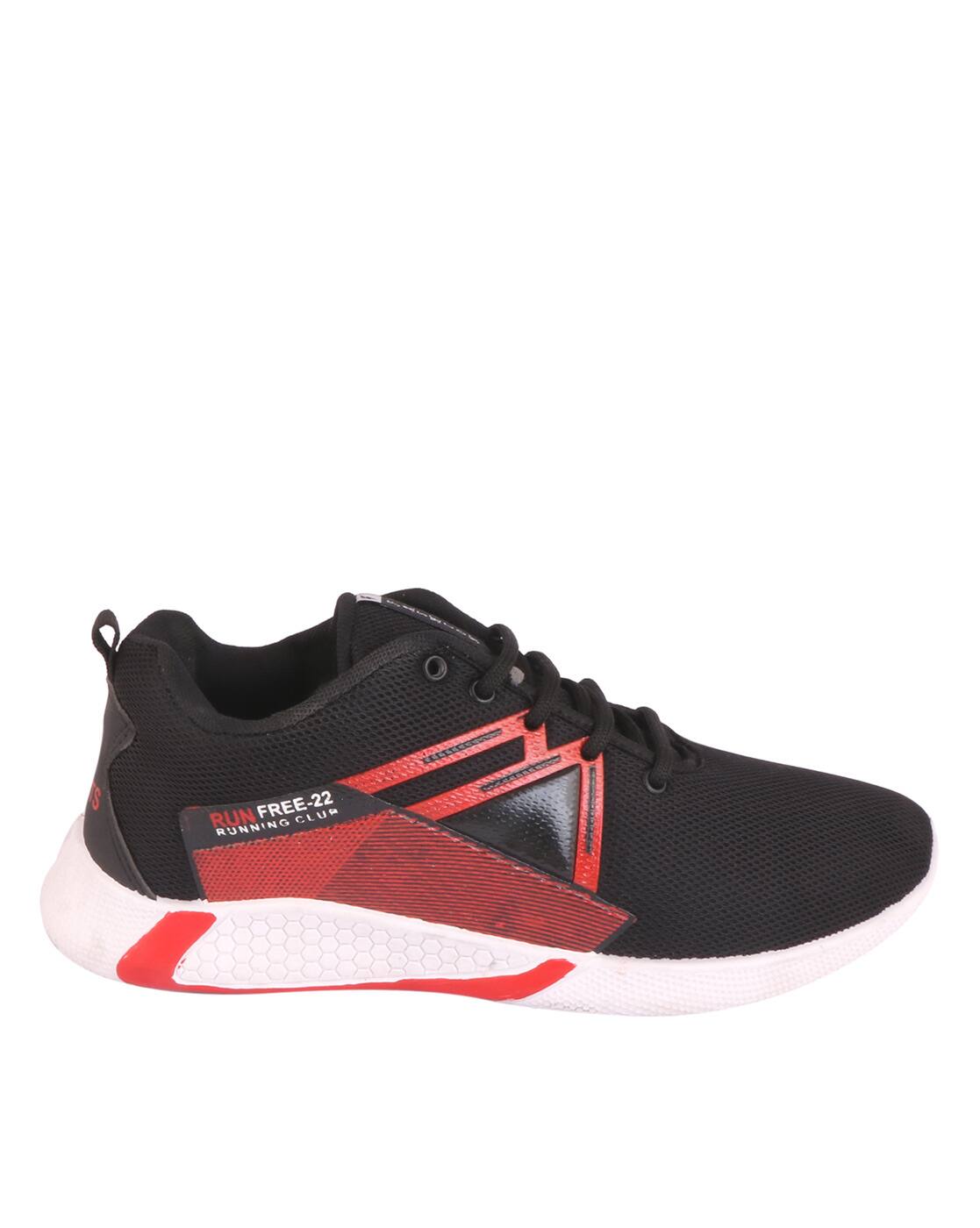 Buy Black Red Sports Shoes For Men By Fs Foot Stair Online Ajio Com