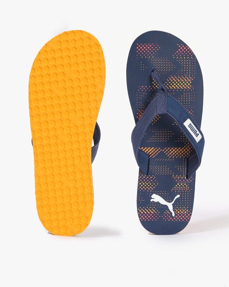 Mens Slippers Puma Slippers Sri Lanka Buy Blue Flip Flop Slippers For Men  By Puma Online