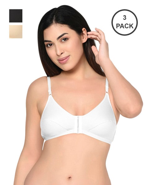 Bodycare Pack of 3 Non-Padded Bras