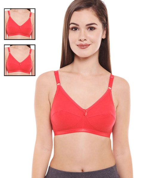 Blended Cotton Cream & Red Women Bra, Size: 32B & 32C at Rs 80/piece in  Ghaziabad