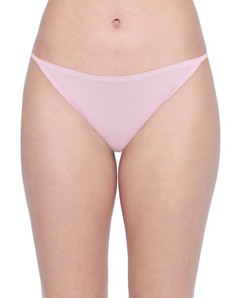 Buy Envie Women Cotton String Bikini Panties Pink Online at Best Prices in  India - JioMart.