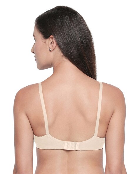 Buy online Beige Solid Regular Bra from lingerie for Women by