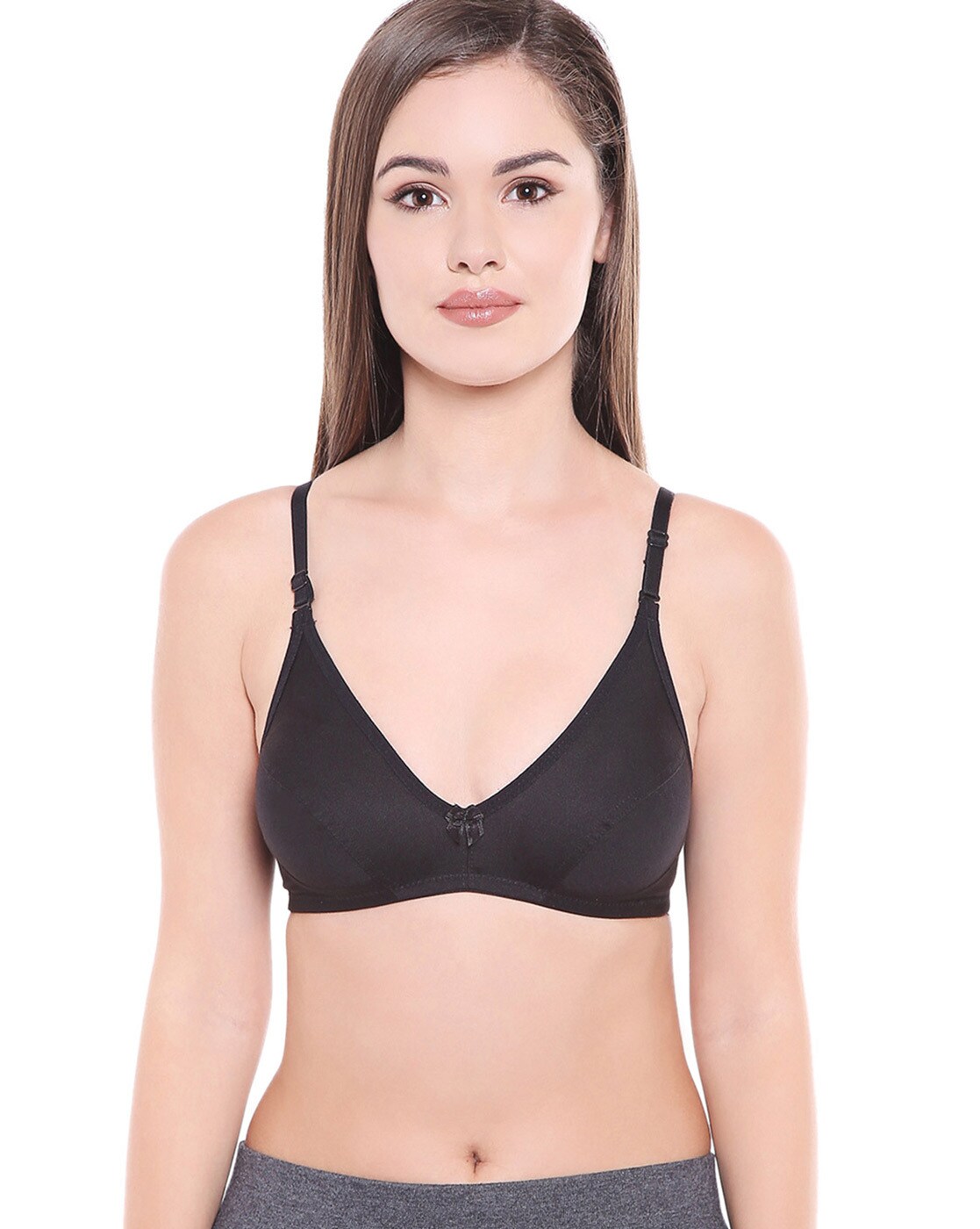 Buy aryashri Black Solid Cotton Bra - 36B Online at Best Prices in India -  JioMart.