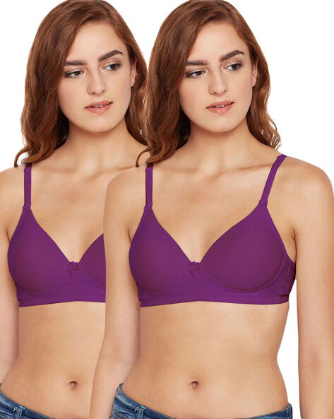 Pack of 2 Lightly-Padded Bra with Florest