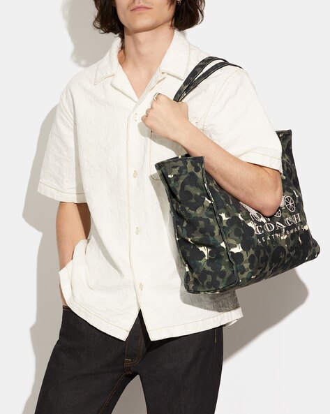 Coach on sale camouflage tote