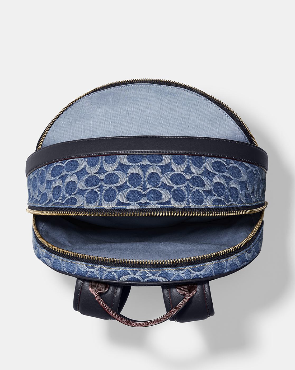 Coach denim online backpack