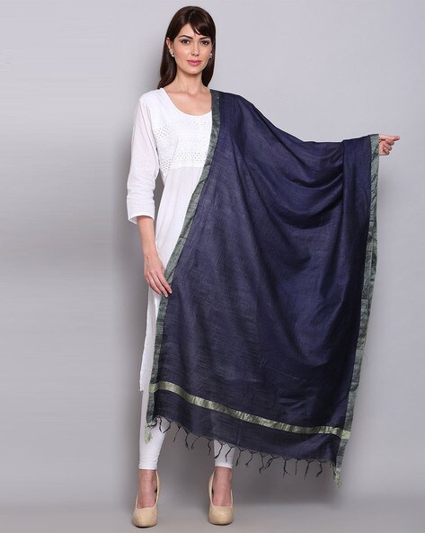 Pack of 2 Woven Silk Dupattaa Price in India