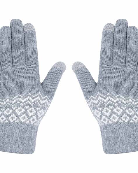 Buy Grey Gloves & Masks for Men by Loom Legacy Online