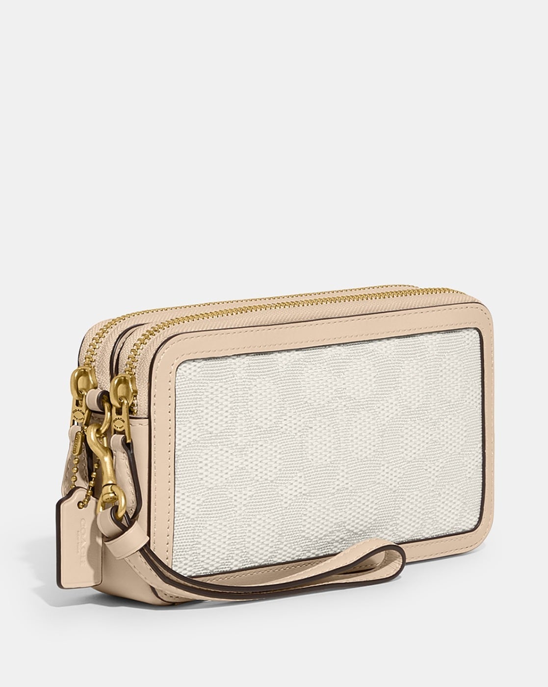 Coach Demi Signature Monogram Jacquard Shoulder Bag | Neiman Marcus