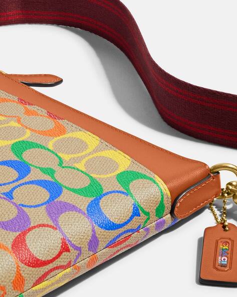 Coach crossbody online rainbow