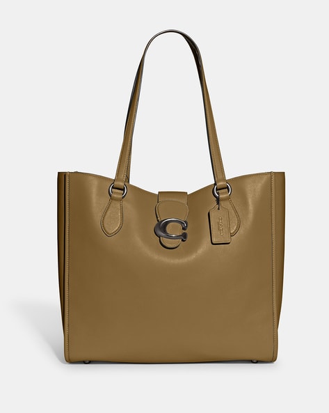 Coach Tri Color Leather Park Metro Tote Coach | The Luxury Closet