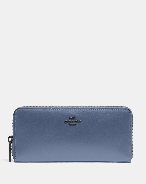 Coach logo-detail Leather Wallet - Farfetch