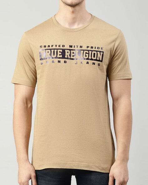 brown true religion shirt